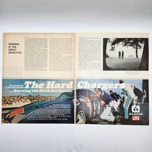 Alcoa Hour The Hard Chargers Dodge Stock Car Racing Vtg LIFE Magazine Print Ad